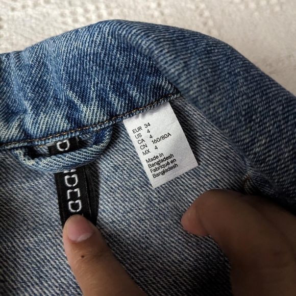 blue jean jacket - Picture 3 of 3